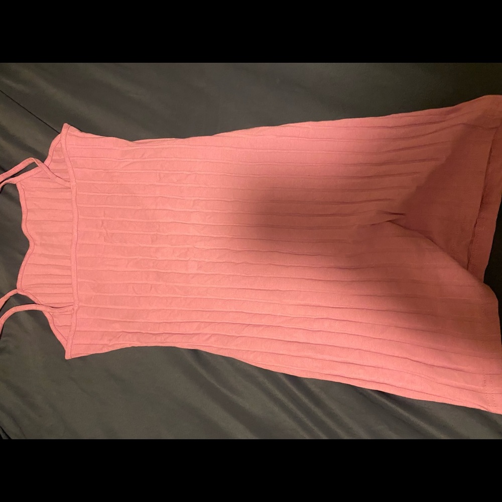 Pink sun dress💕size small